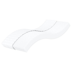 Colchão de espuma 90x220 cm dureza h2 h3 branco
