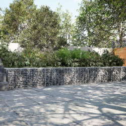 Cesto gabião com cobertura 900x50x50 cm ferro galvanizado