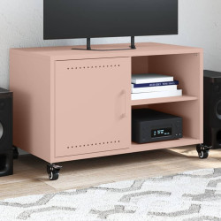 Móvel de TV 68x39x43,5 cm aço rosa