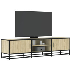 Móvel p/ TV 160x35x41 cm deriv. madeira/metal carvalho sonoma