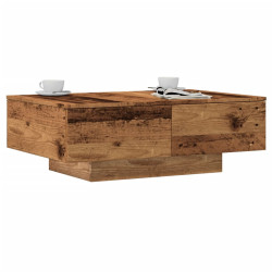Mesa de centro 90x60x31 cm derivados de madeira madeira velha