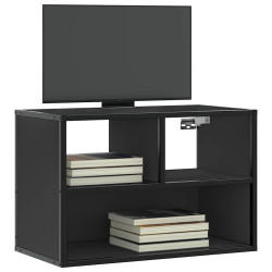 Móvel para TV 60x31x39,5 cm derivados de madeira/metal preto