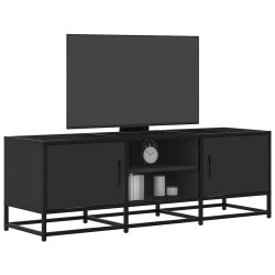 Móvel para TV 120x35x41 cm derivados de madeira/metal preto