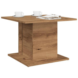 Mesa centro 55,5x55,5x40cm derivados madeira carvalho artisiano