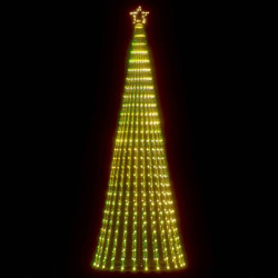 LED árvore de natal 475 leds branco quente 247 cm