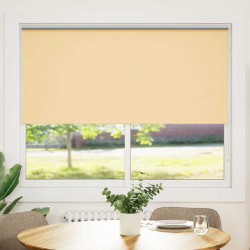 Cortina de rolo blackout, 164,4 x 175 cm, largura do tecido 160 cm, bege