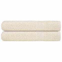 Toalhas frogn 2 pcs 100x200 cm 360 g/m² creme