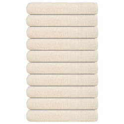 Toalhas frogn 10 pcs 100x200 cm 360 g/m² creme