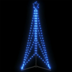 LED árvore de natal 363 leds azul 182 cm