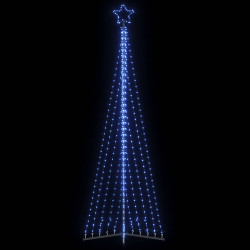 Árvore de natal LED 495 leds azul 300,5 cm