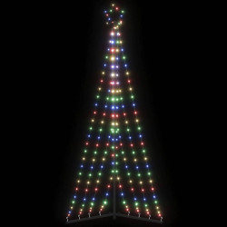 LED árvore de natal 339 leds colorido 187 cm