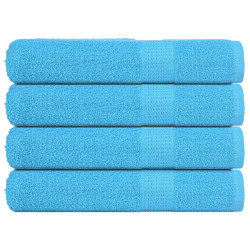 Toalhas frogn 4 pcs 100x200 cm 360 g/m² turquesa