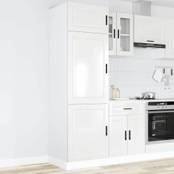 Armário de cozinha porto derivados de madeira branco brilhante