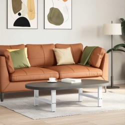 Pés para mesa de centro , brancos, 2 peças, 60x (30-31) cm, aço