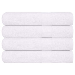 Toalhas de sauna frogn 4 pcs 80x200 cm 360 g/m² branco