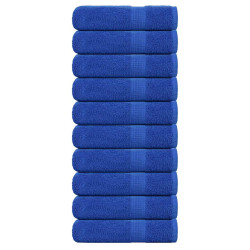 Toalhas de mãos frogn 10 pcs 50x100 cm 360 g/m² azul
