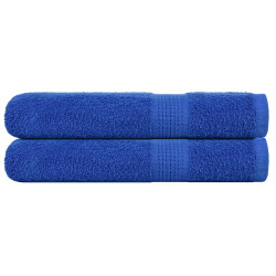 Toalhas de sauna frogn 2 pcs 80x200 cm 360 g/m² azul