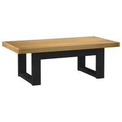 Mesa de centro noain pernas em forma de u 120x60x40 cm