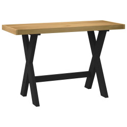 Secretária noain com pernas forma x 120x50x75 cm pinho maciço