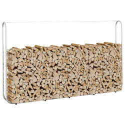 Suporte para lenha 250x25x150 cm aço galvanizado
