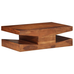 Mesa de centro 90x60x30 cm madeira de acácia maciça