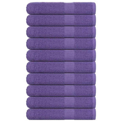 Toalhas de sauna frogn 10 pcs 80x200 cm 360 g/m² roxo