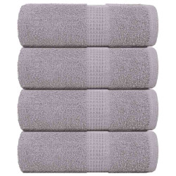 Toalhas de bidé frogn 4 pcs 30x50 cm 360 g/m² cinzento