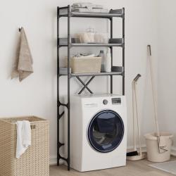 Estante p/ máquina de lavar derivados madeira cinzento sonoma