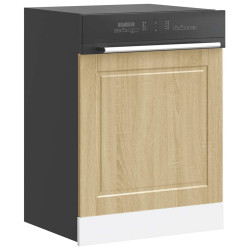 Painel máquina lavar louça porto carvalho sonoma 60x1,5x57 cm