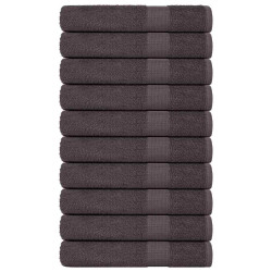 Toalhas de sauna frogn 10 pcs 80x200cm 360 g/m² antracite