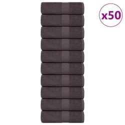Toalhas de rosto frogn 50 unidades antracite 30x30 cm 360 g/m²