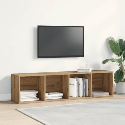 Móvel TV carvalho artesanal 120x34x37 cm madeira trabalhada
