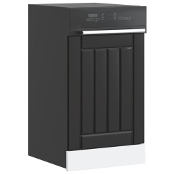 Painel máquina lavar louça lucca preto derivados de madeira