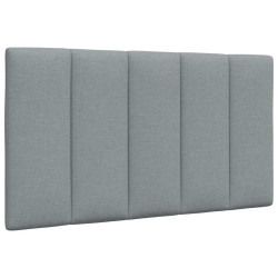 Almofadão de cabeceira hanko 80 cm tecido cinzento-claro