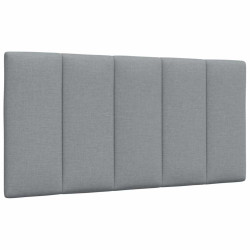 Almofadão de cabeceira hanko 100 cm tecido cinzento-claro