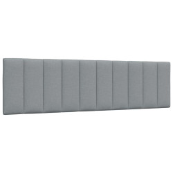 Almofadão de cabeceira hanko 180 cm tecido cinzento-claro
