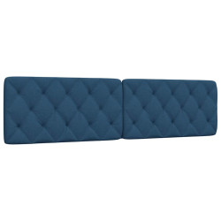 Almofadão de cabeceira 200 cm tecido azul
