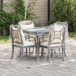 Encerado transparente com ilhós 2x3 m PVC