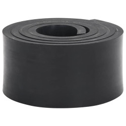 Borda de borracha para limpa-neves 150x8x1 cm preto