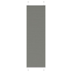 Antracite plissada cega 65x200 cm largura tecido 64,4 cm