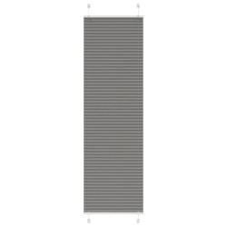 Antracite plissada cega 55x200 cm largura tecido 54,4 cm
