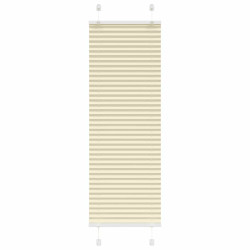 Creme plissada cega 50x150 cm largura tecido 49,4 cm poliéster