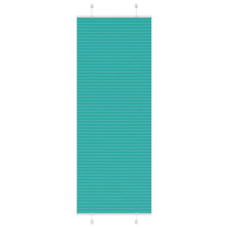 Gasolina verde plissada cega 80x200 cm largura tecido 79,4 cm