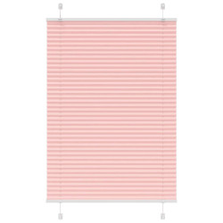 Rosa plissada cega 90x150 cm largura tecido 89,4 cm poliéster