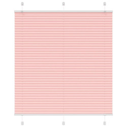 Rosa plissada cega 120x150 cm largura tecido 119,4cm poliéster