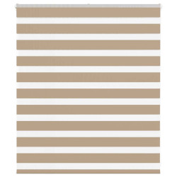 Cortina de zebra 130x100 cm largura do tecido 125,9cm poliéster