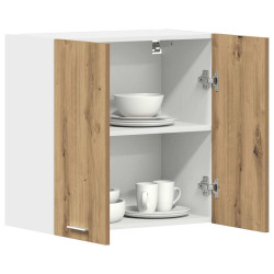 Armário de parede de cozinha “lyon” artisan oak 60x31x60 cm