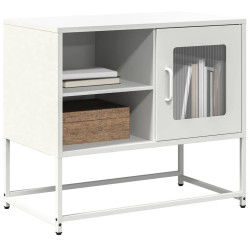 Móvel de TV 68x39x60,5 cm aço branco