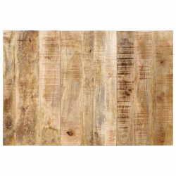 Cabeceira 120 cm madeira de mangueira áspera maciça