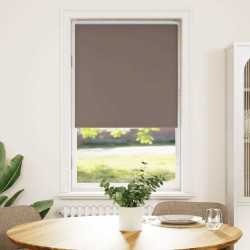 Persiana de enrolar 85x130 cm largura tecido 80,7 cm poliéster